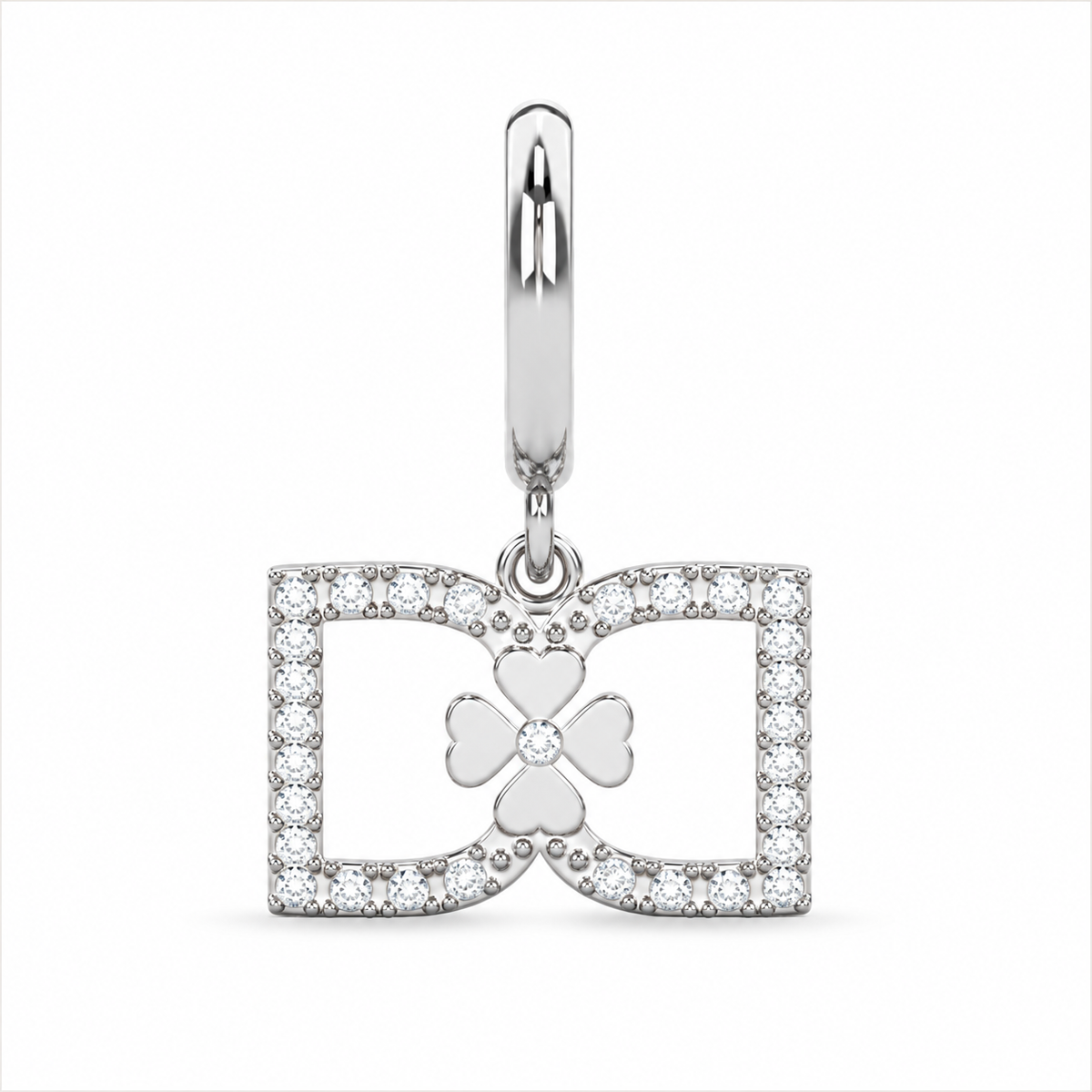 DD Hoops Diamond - Silver