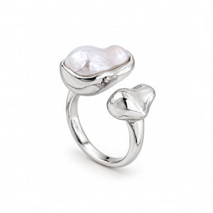 Nelia Perle Ring - Sølv