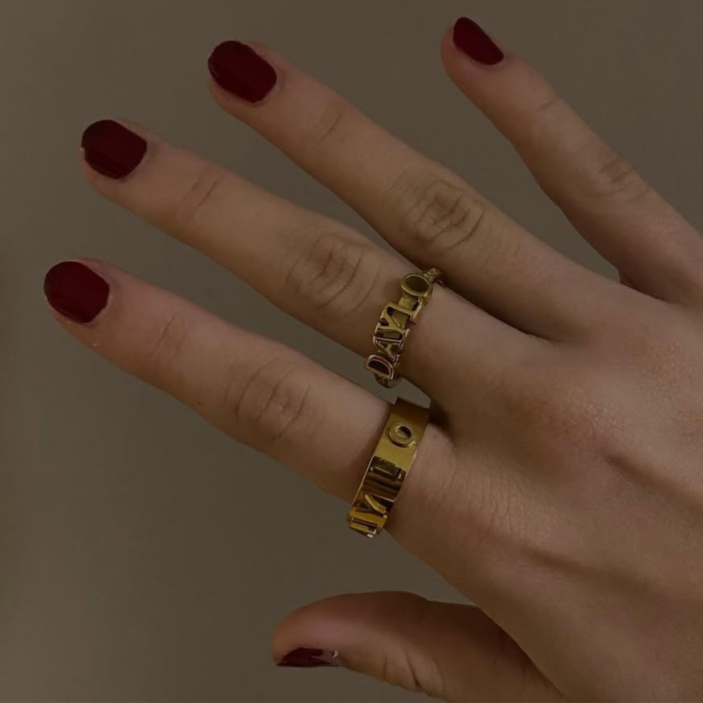 Klassischer Ring - Gold