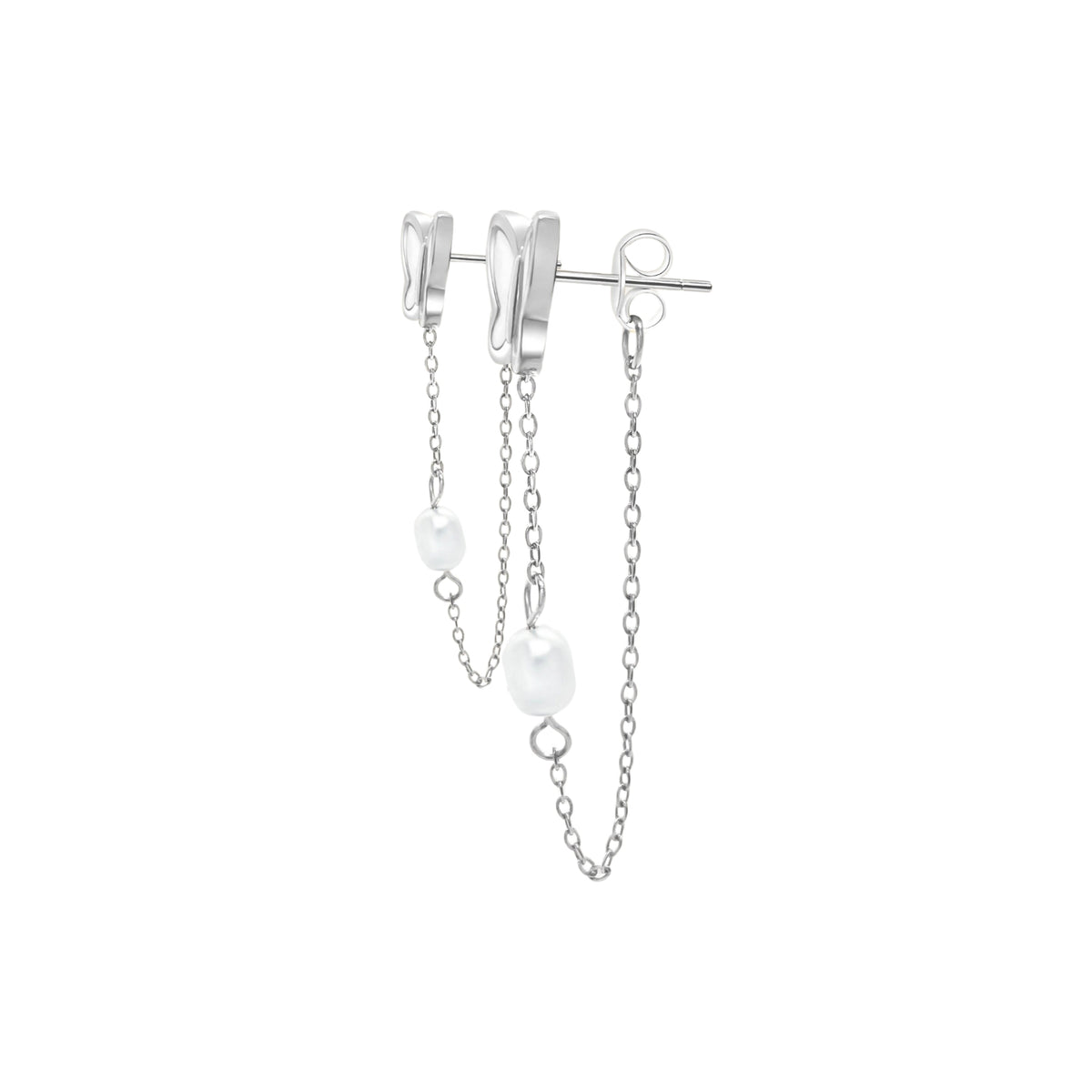 Iris Earrings - Silver