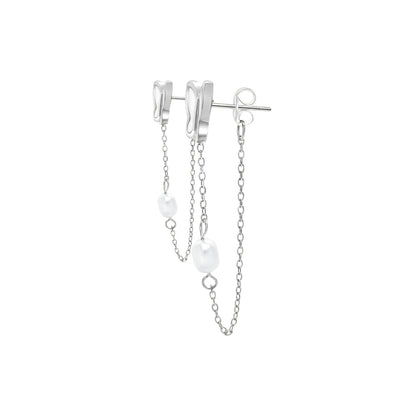Iris Earrings - Silver