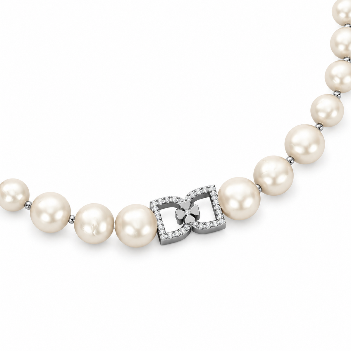 DD Choker Diamanter - Sølv